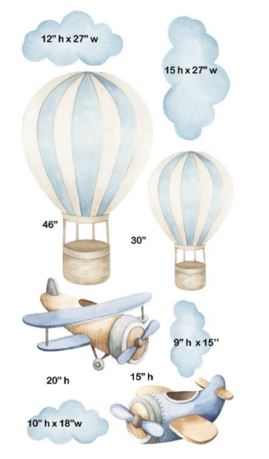 Hot Air Balloon Adventure - Various Sizes